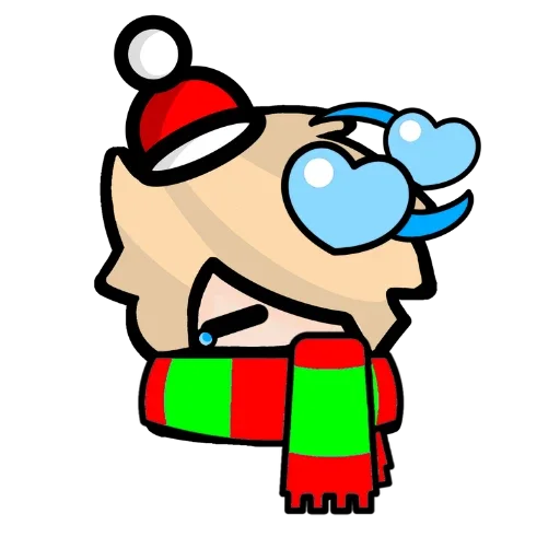 💙 Стикер «Новогодний Даник» для Telegram