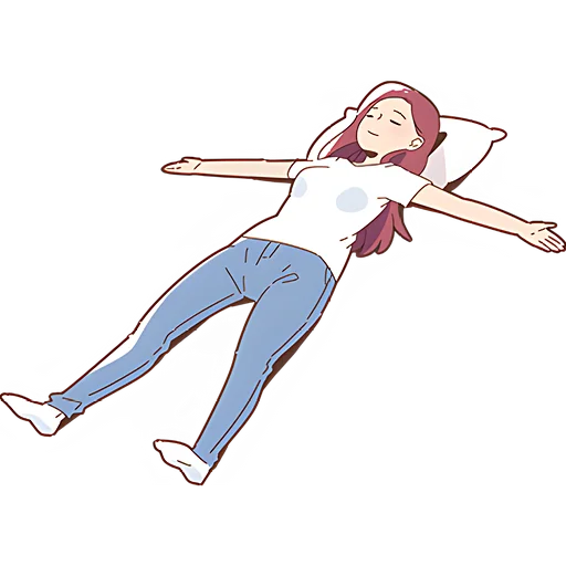 😴 Стикер «Тяночка Джейн» для Telegram