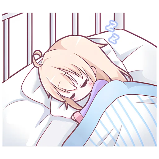 😴 Стикер «Тяночки школьницы» для Telegram