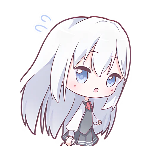 😍 Стикер «Тяночки школьницы» для Telegram