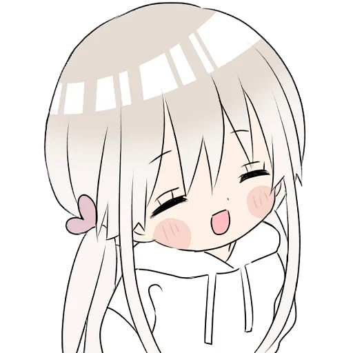 😊 Стикер «Тян в толстовке 2» для Telegram