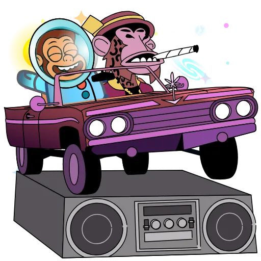 👩‍🚀 Стикер «MRKT» для Telegram