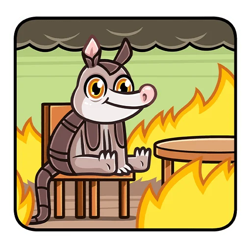 🌟 Стикер «Броненосец Тёма» для Telegram