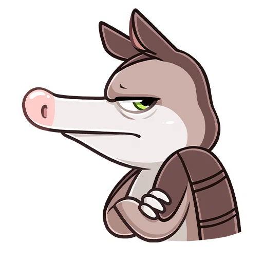 🌟 Стикер «Броненосец Тёма» для Telegram