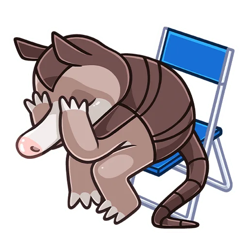 😭 Стикер «Броненосец Тёма» для Telegram