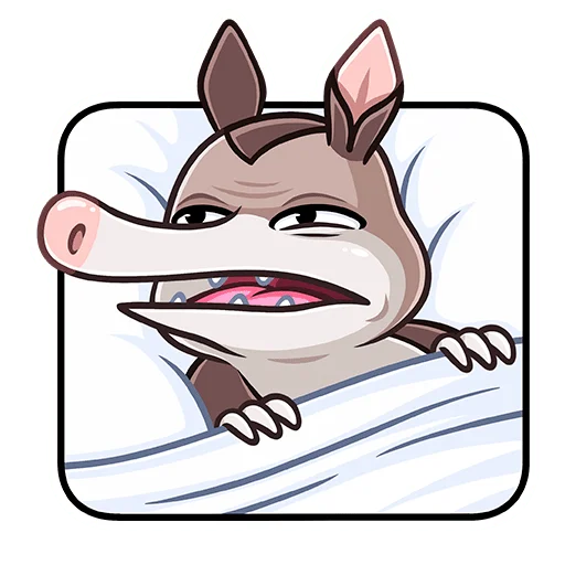 😵 Стикер «Броненосец Тёма» для Telegram