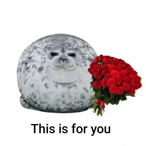 🌸 Стикер «Тюленчик» для Telegram