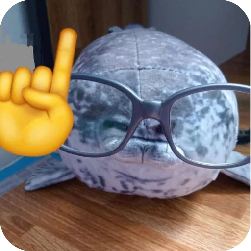 👓 Стикер «Тюленчик» для Telegram