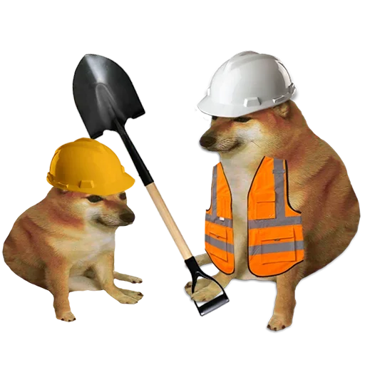 👷 Стикер «Cheems» для Telegram