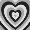 Стикер 43 Black Heart #color #black #white
