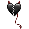 Стикер 13 Black Heart #color #black #white