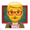 👨‍🏫 Эмодзи «Киевский национальный университет КНУ» для Telegram