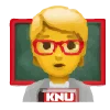 🧑‍🏫 Эмодзи «Киевский национальный университет КНУ» для Telegram