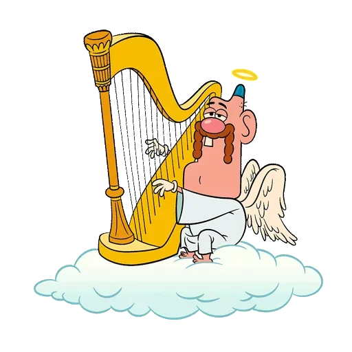 😇 Стикер «U grandpa» для Telegram
