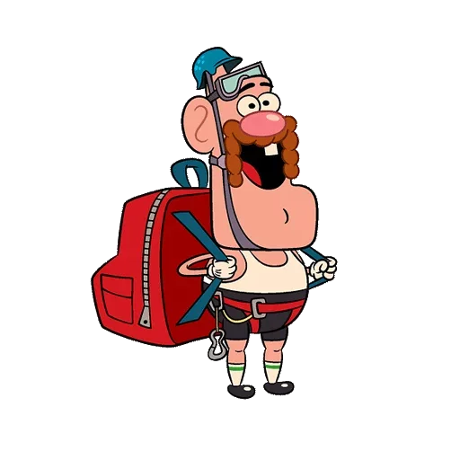 🏕 Стикер «U grandpa» для Telegram