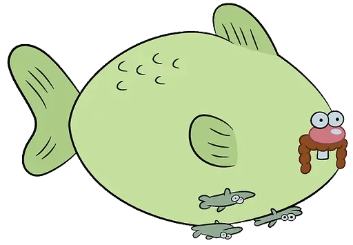 🐠 Стикер «U grandpa» для Telegram