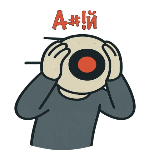 🤯 Стикер «Спутник» для Telegram