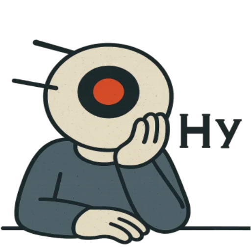 🤥 Стикер «Спутник» для Telegram