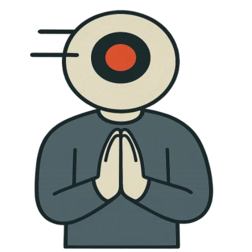 🙏 Стикер «Спутник» для Telegram