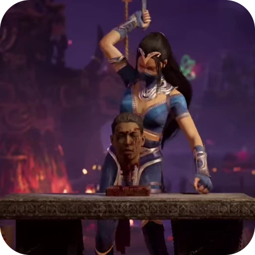 🫐 Стикер «Kitana» для Telegram