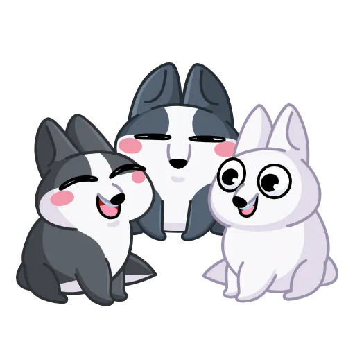 🤩 Стикер «Вольф - стикер из ВК» для Telegram
