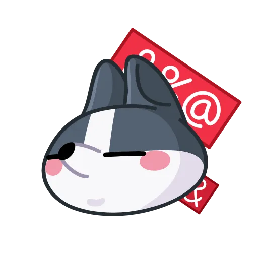 🤩 Стикер «Вольф - стикер из ВК» для Telegram