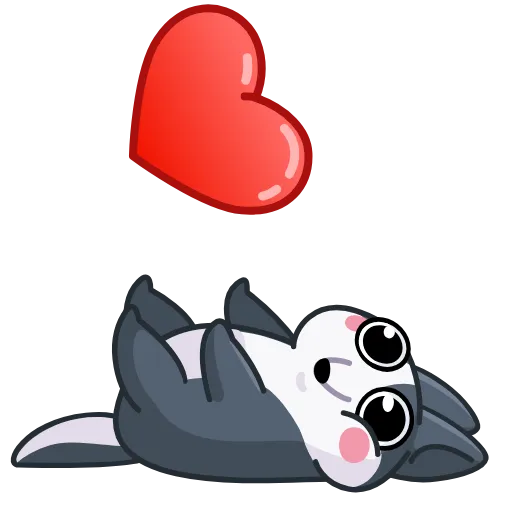 🤩 Стикер «Вольф - стикер из ВК» для Telegram