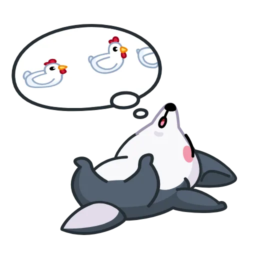 🤩 Стикер «Вольф - стикер из ВК» для Telegram