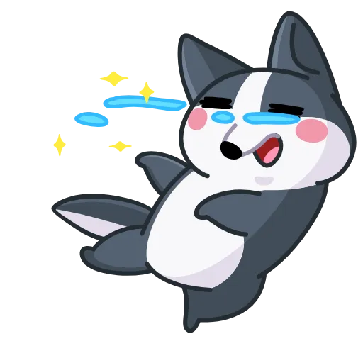 🤩 Стикер «Вольф - стикер из ВК» для Telegram
