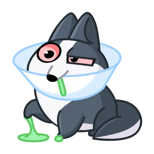🤩 Стикер «Вольф - стикер из ВК» для Telegram