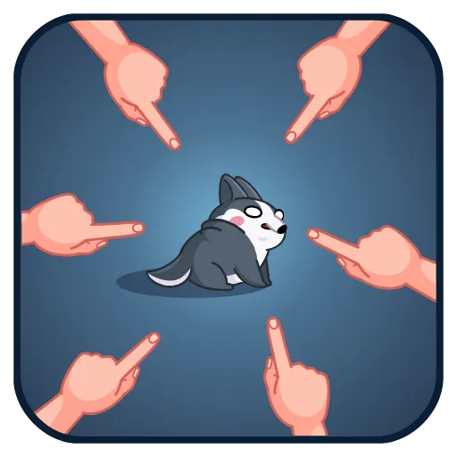🤩 Стикер «Вольф - стикер из ВК» для Telegram