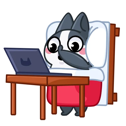 🤩 Стикер «Вольф - стикер из ВК» для Telegram