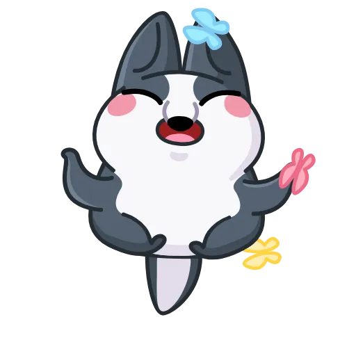 🤩 Стикер «Вольф - стикер из ВК» для Telegram