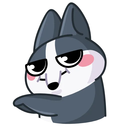 🤩 Стикер «Вольф - стикер из ВК» для Telegram