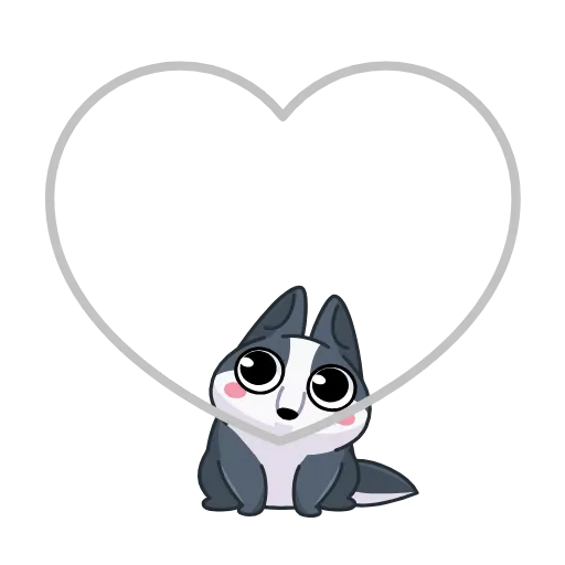🤩 Стикер «Вольф - стикер из ВК» для Telegram