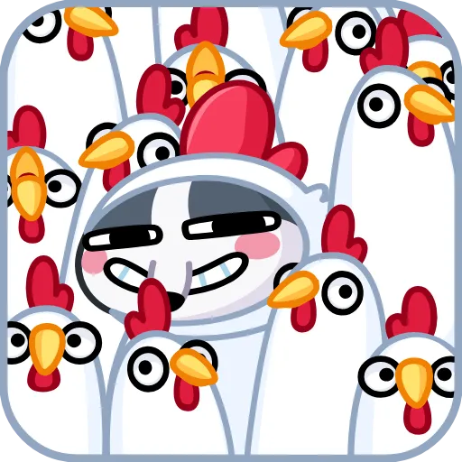 🤩 Стикер «Вольф - стикер из ВК» для Telegram