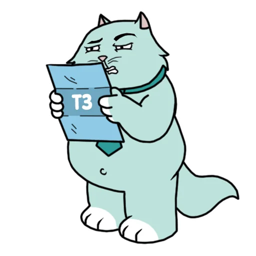 🤨 Стикер «Кот удаленщика» для Telegram