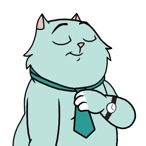😌 Стикер «Кот удаленщика» для Telegram
