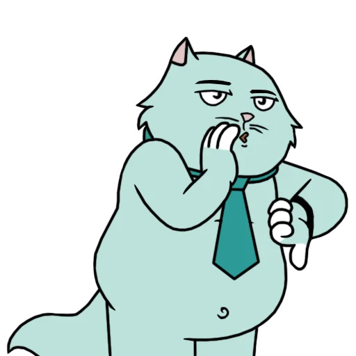 👎 Стикер «Кот удаленщика» для Telegram