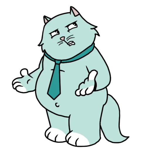 🤨 Стикер «Кот удаленщика» для Telegram