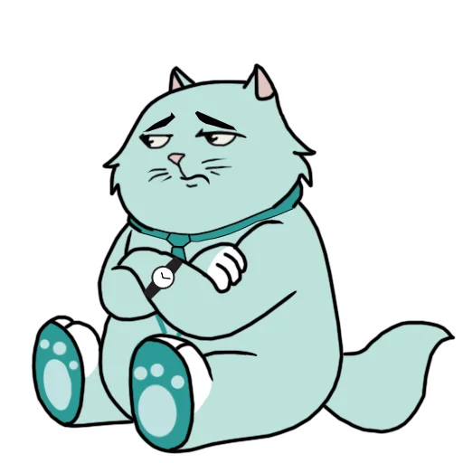 😒 Стикер «Кот удаленщика» для Telegram
