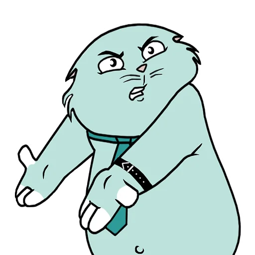 🤬 Стикер «Кот удаленщика» для Telegram