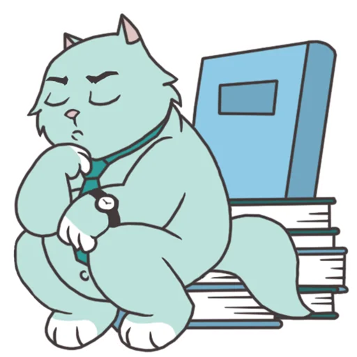 🧐 Стикер «Кот удаленщика» для Telegram