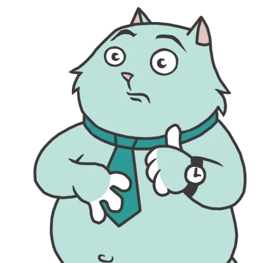 👍 Стикер «Кот удаленщика» для Telegram