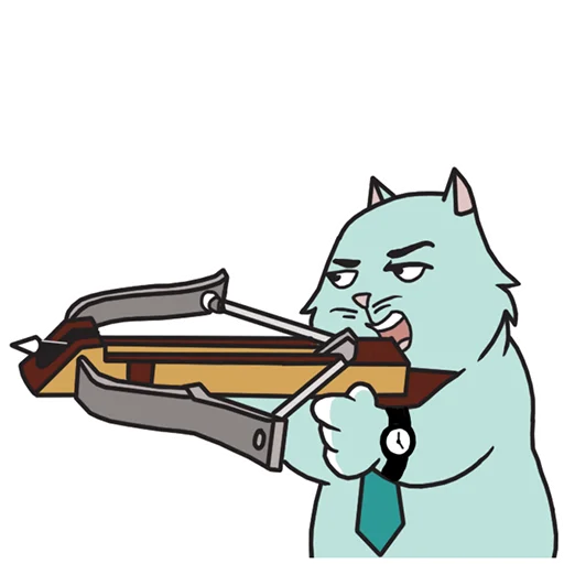 😡 Стикер «Кот удаленщика» для Telegram