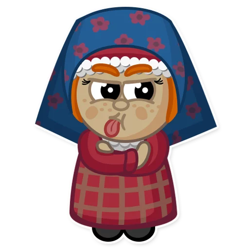 😠 Стикер «Udmurt Smiles» для Telegram