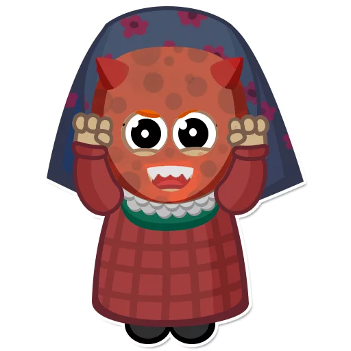 👹 Стикер «Udmurt Smiles» для Telegram