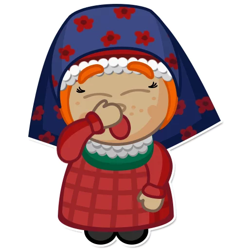 😴 Стикер «Udmurt Smiles» для Telegram