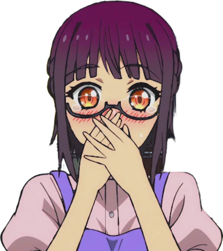 🫢 Стикер «Uncle from Another World Fujimiya Sumika» для Telegram