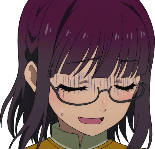 🙂‍↔️ Стикер «Uncle from Another World Fujimiya Sumika» для Telegram